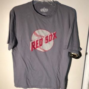 Boston Red Sox MLB Red Jacket Vintage Gray Baseball Tee Shirt Men’s XL